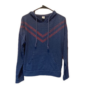 NFL New England Patriots Women's Navy Blue Sleepwear Hoodie Size Large